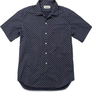 The Short Sleeve Hawthorne Shirt in Navy Floral - L - 42